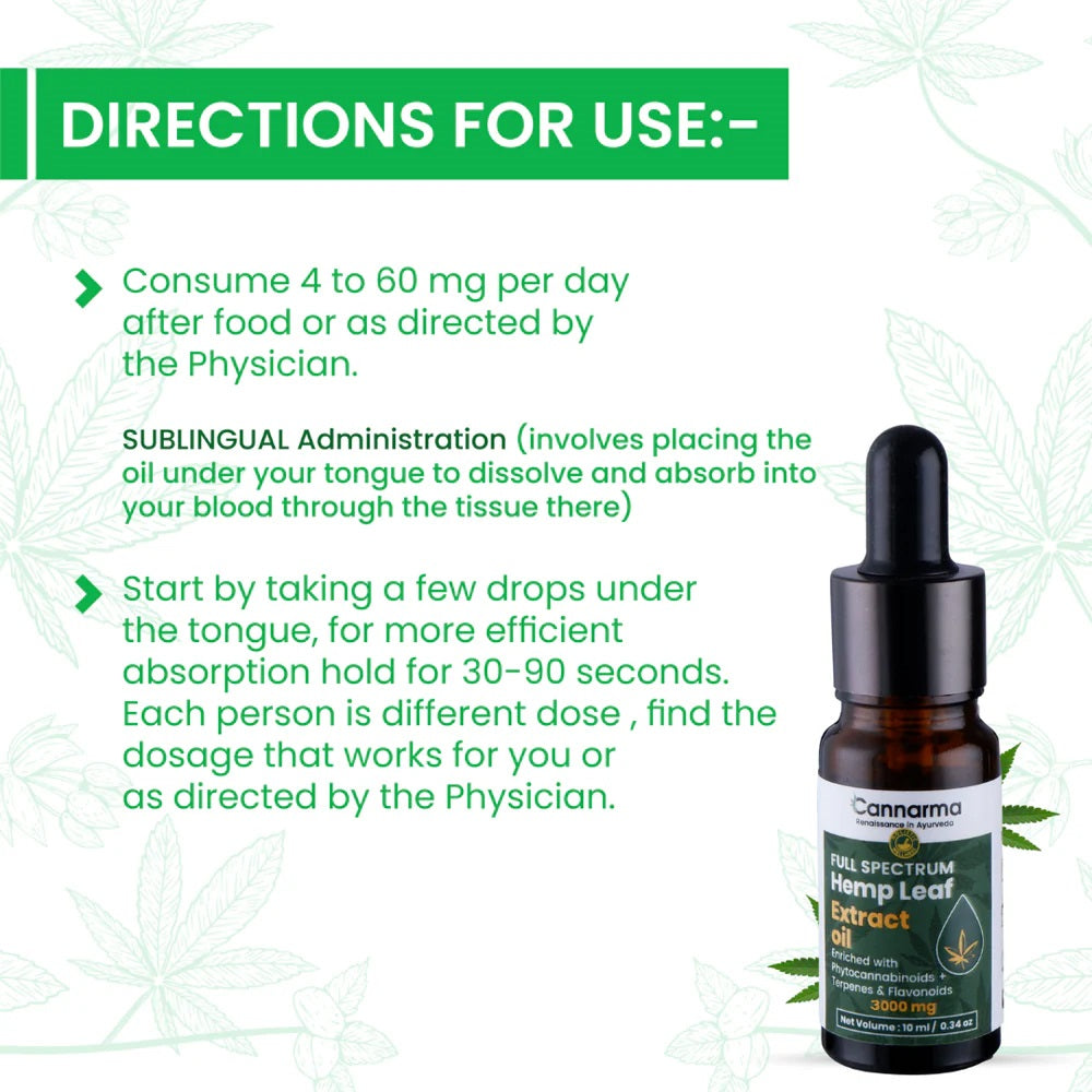 Hemp Extract CBD Oil (3000mg) - 5ml