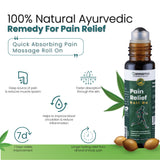 Cannarma 100% Natural Ayurvedic Pain Relief Roll On for quick absorption and muscle relief