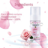 Cannarma Bulgarian Rose Water 100ml with steam distilled ingredients for skin hydration
