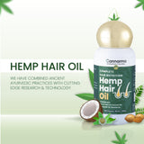 Cannarma Hemp Hair Oil with Ayurvedic Nutrition for Healthy, Nourished Hair and Scalp