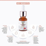 Cannarma Hemp Kumkumadi Face Oil for Natural Glow, Anti-Aging, and Pigmentation Reduction