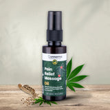 Cannarma Pain Relief Massage Oil with Hemp Seed and Essential Oils for soothing discomfort