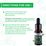 Cannarma Full Spectrum Hemp Extract Oil with dosage instructions for daily use and sublingual administration