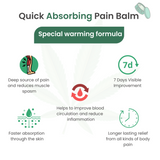 Cannarma Quick Absorbing Pain Balm with Special Warming Formula for Fast Relief from Muscle Pain