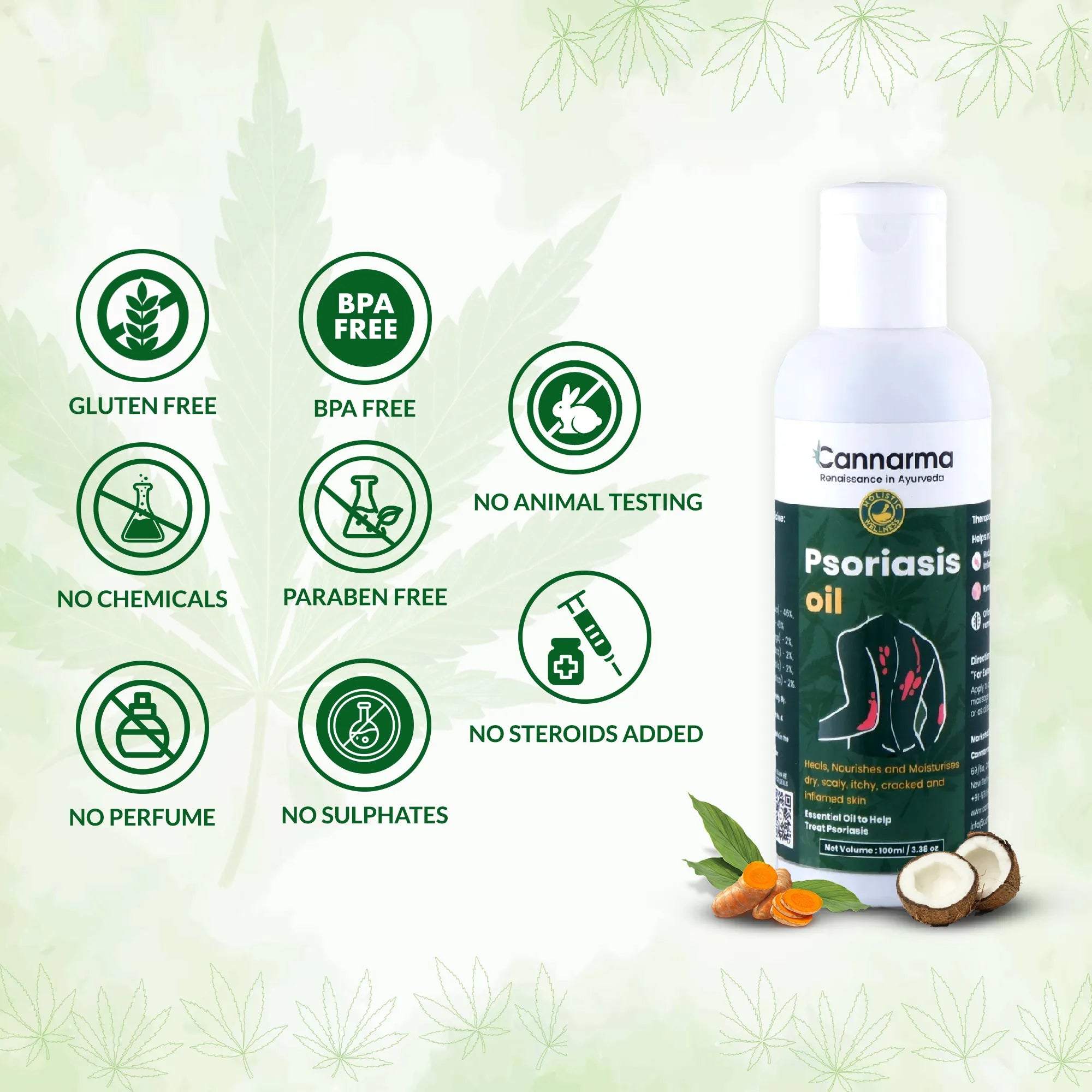 Hemp Psoriasis Oil (100ml)