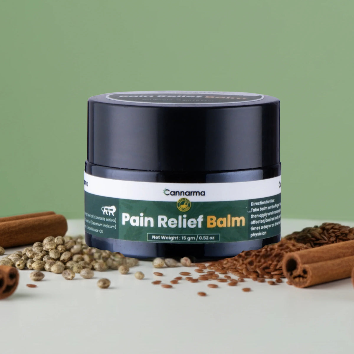 Hemp Pain Relief Balm (15g) image 1