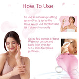 Cannarma Rose Water Skin Care Spray for Makeup Setting and Reducing Puffiness