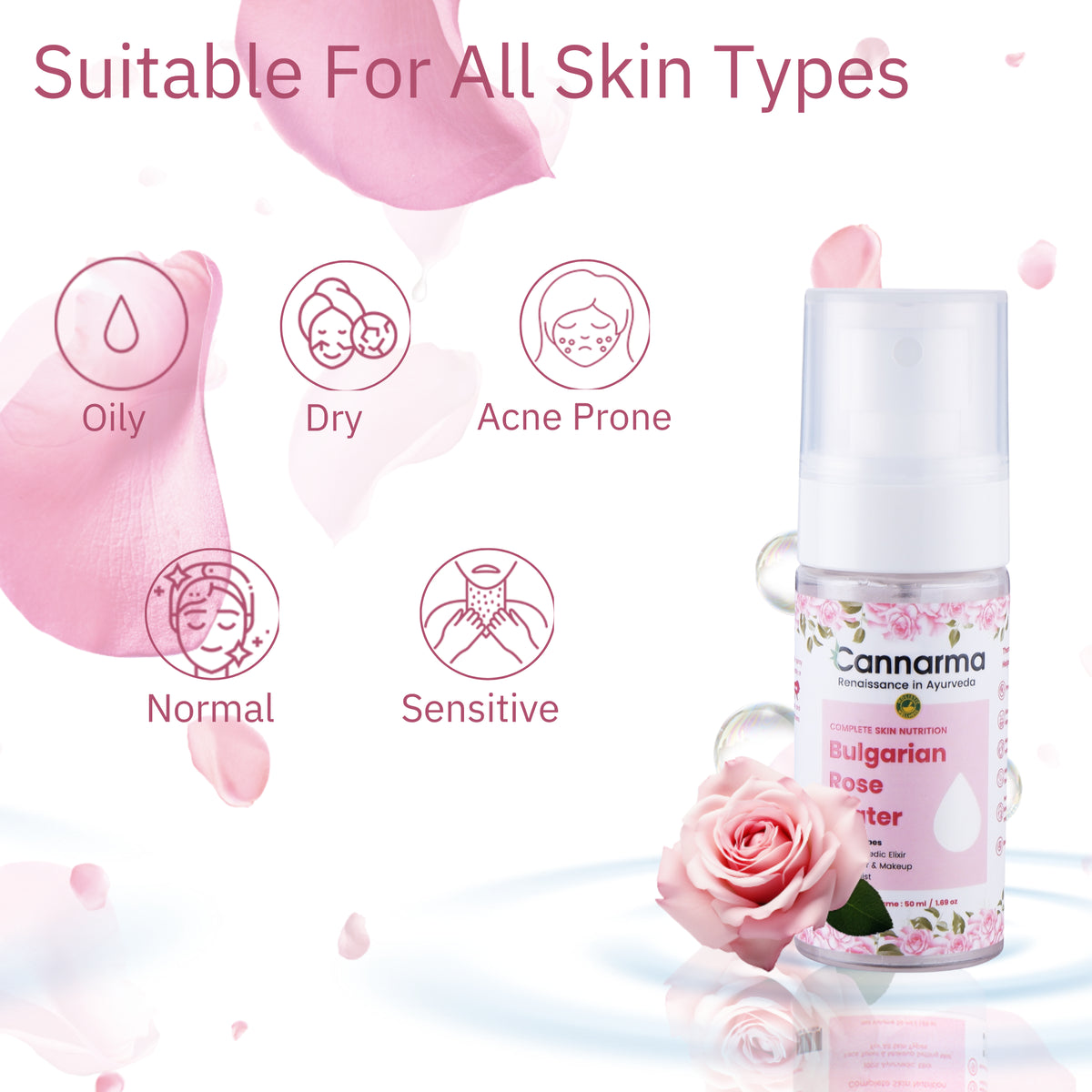 Bulgarian Rose Water (50ml) image 3