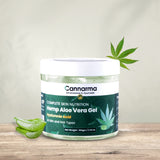 Cannarma Complete Skin Nutrition Hemp Aloe Vera Gel with Hyaluronic Acid for All Skin Types