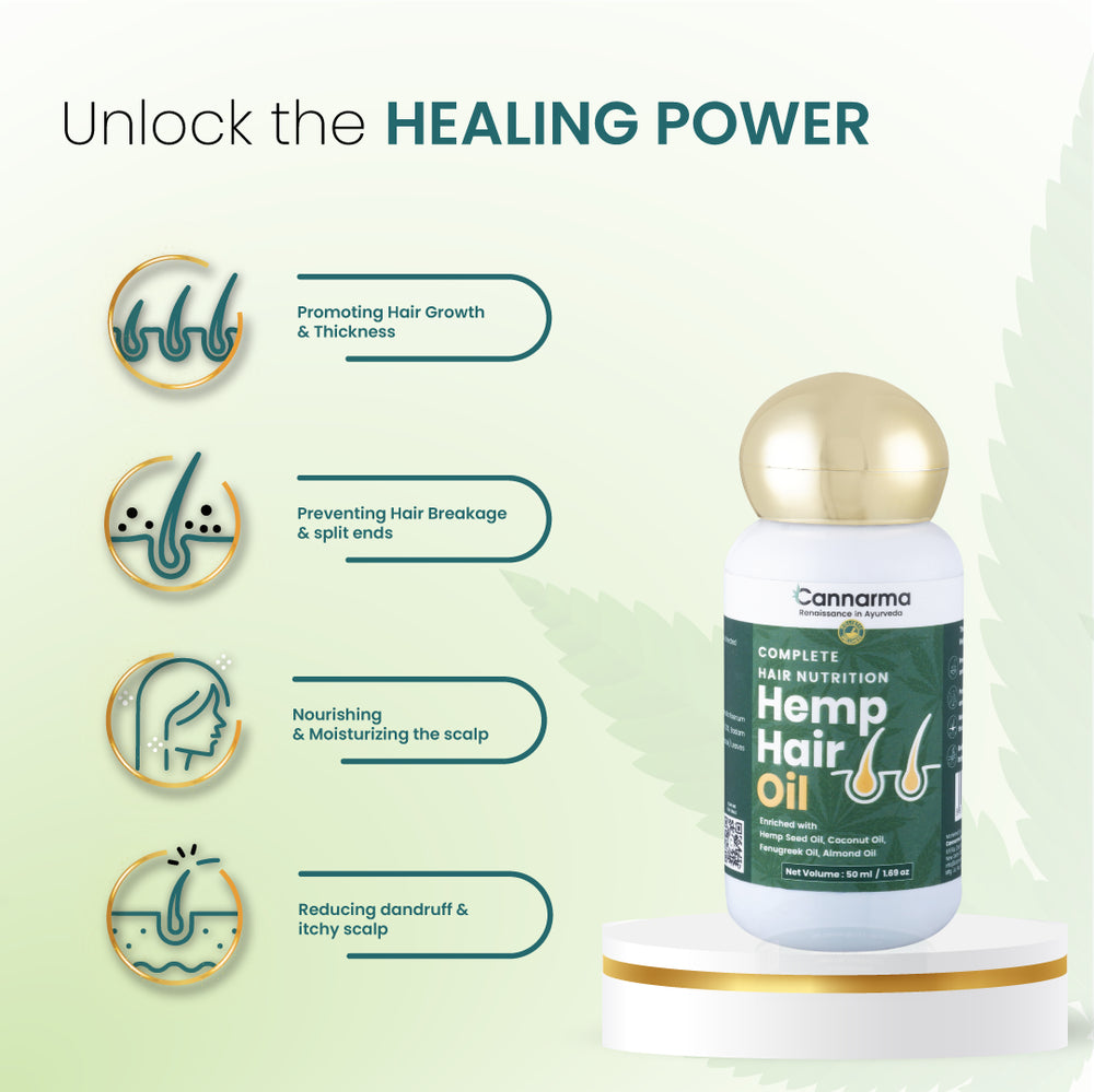Hemp Hair Oil (50ml) image 3
