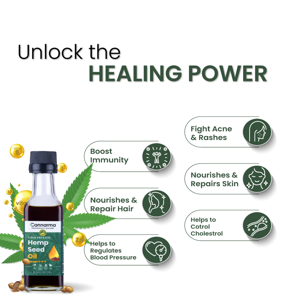 Hemp Seed Oil | Omega 3,6,9 (100ml) image 3
