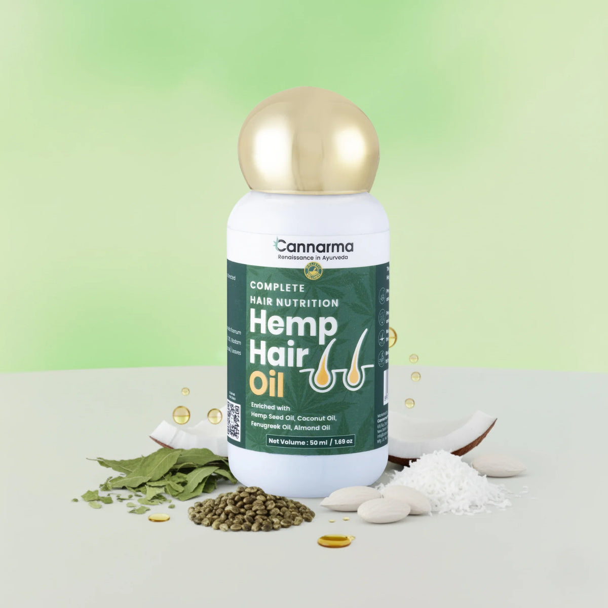 Hemp Hair Oil (50ml) image 1