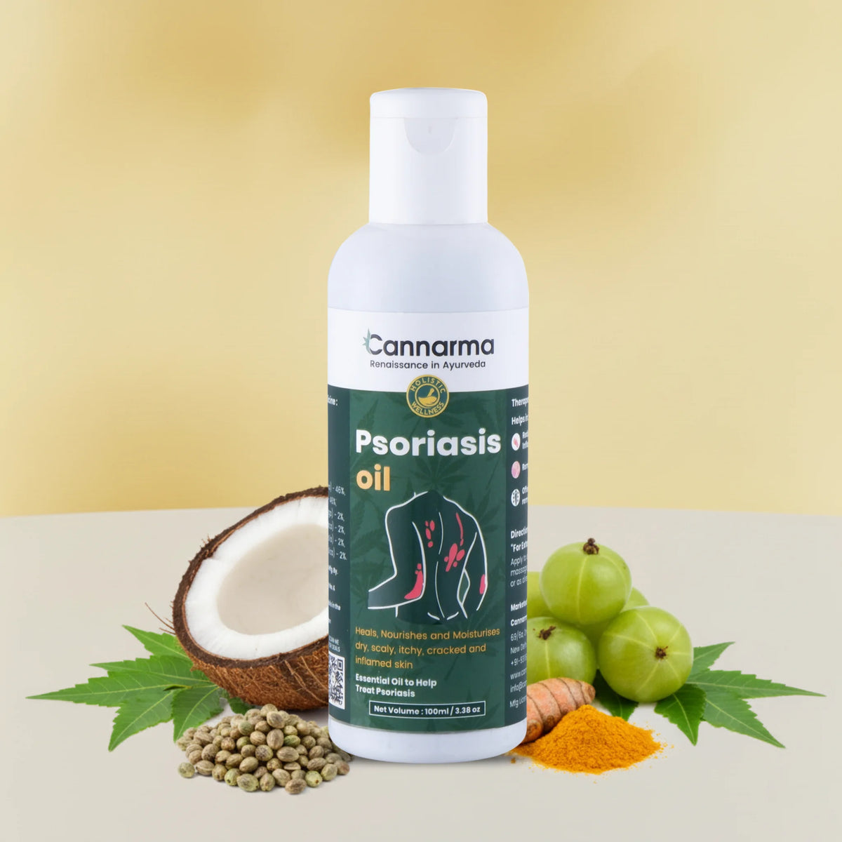 Hemp Psoriasis Oil (100ml) image 1