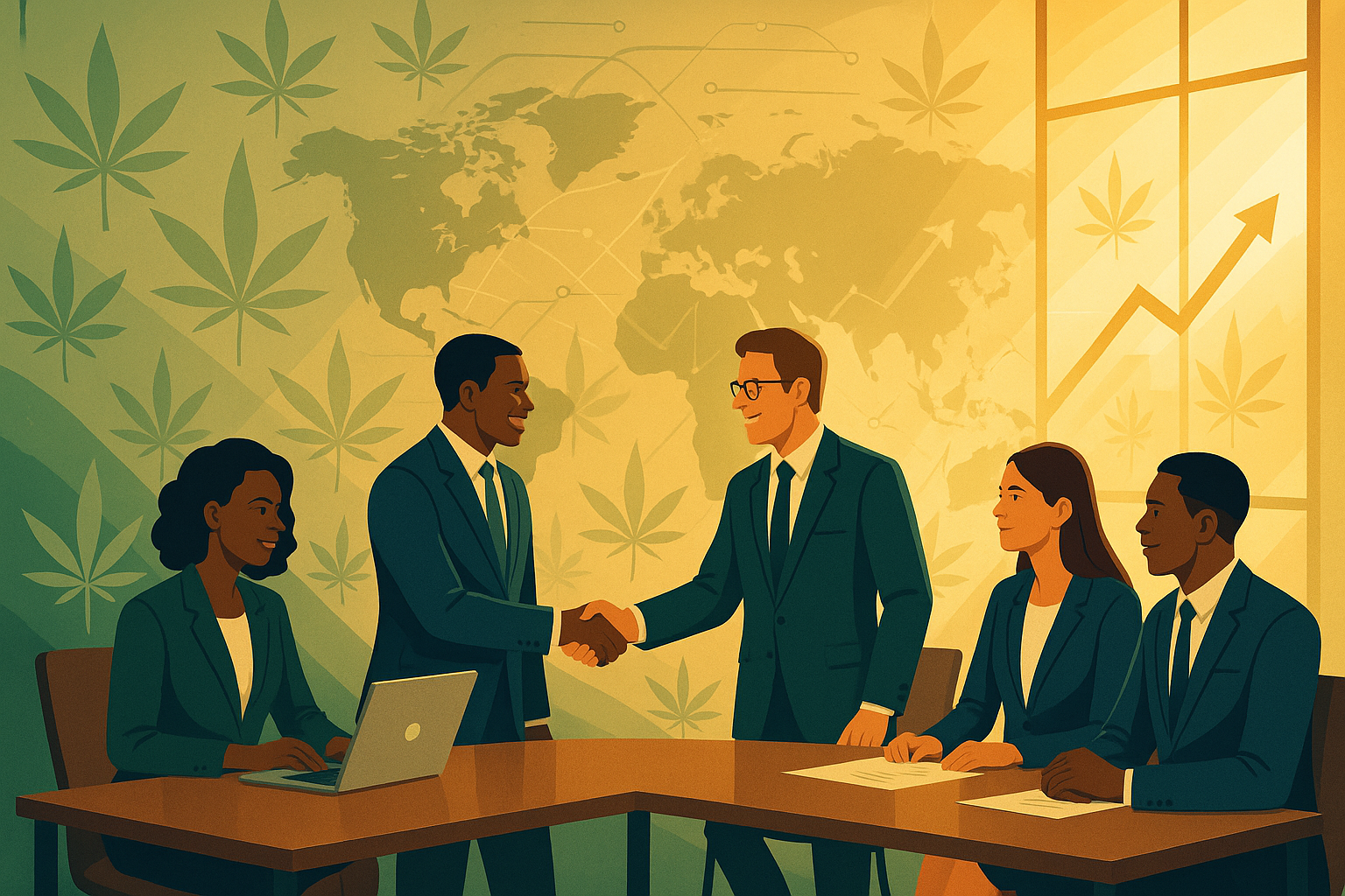 Unlocking Opportunities TogetherWe believe that when vision meets collaboration, possibilities multiply. Whether you’re a start-up aiming to launch your first product line or an established brand seeking global expansion, we help you forge alliances that open doors to untapped markets and groundbreaking innovations. Together, we can shape the future of CBD building not just businesses, but a trusted and thriving ecosystem that benefits everyone involved.