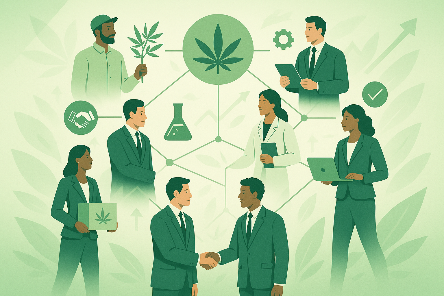 We create connections that matter, bringing together cultivators, researchers, manufacturers, marketers, and distributors who share a commitment to quality, compliance, and innovation. Our process is rooted in understanding each partner’s strengths and aligning them with complementary capabilities, creating relationships that amplify results. Every partnership we build is designed to be flexible, future-proof, and adaptable to the evolving CBD market, ensuring long-term, sustainable growth.