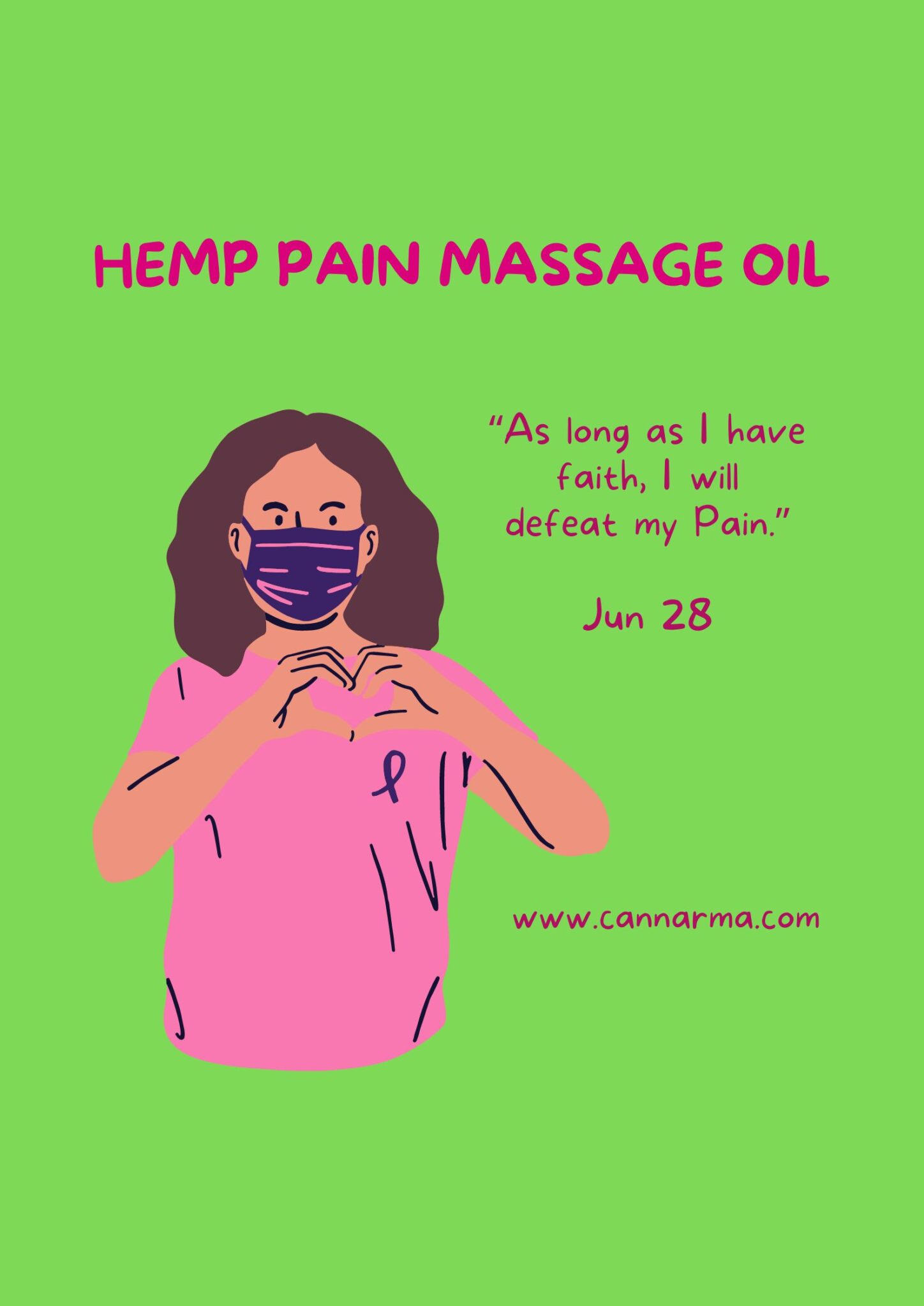 Pain massage oil